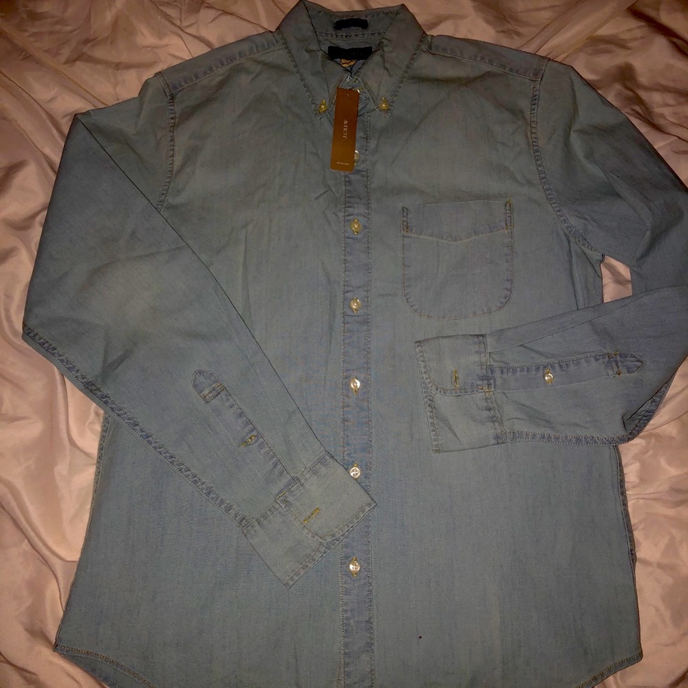J CREW—DENIM Button Down Shirt✨